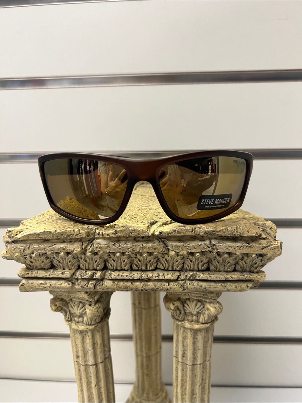Steve Madden Brown Frame Brown Lens Men’s Sunglasses